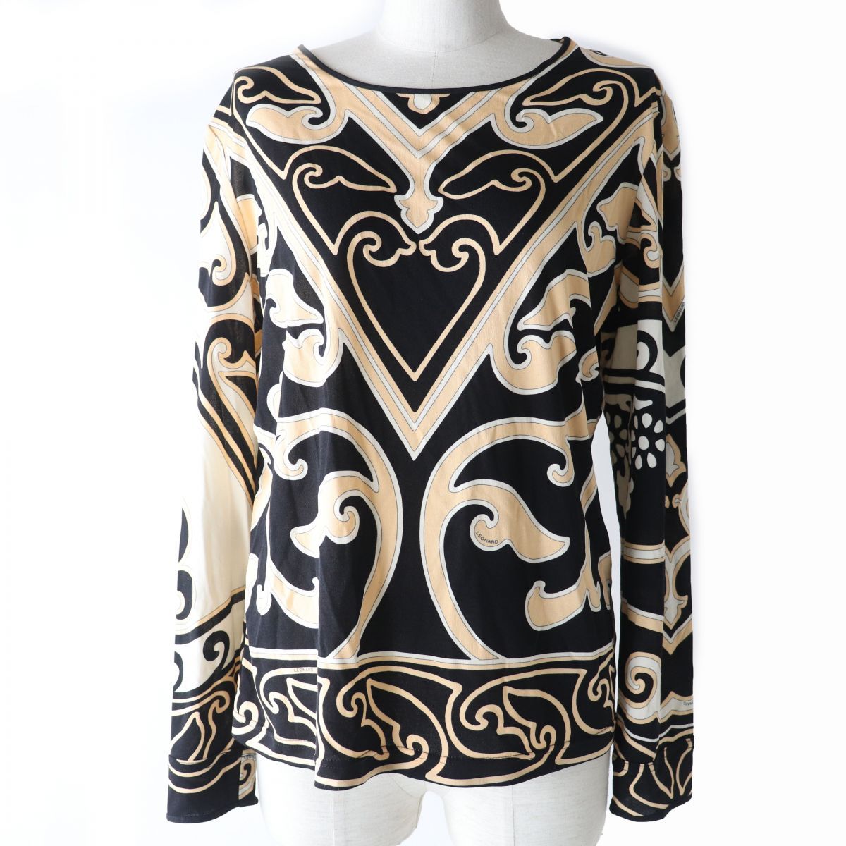 美品☆正規品 LEONARD PARIS レオナール パリス シルク100