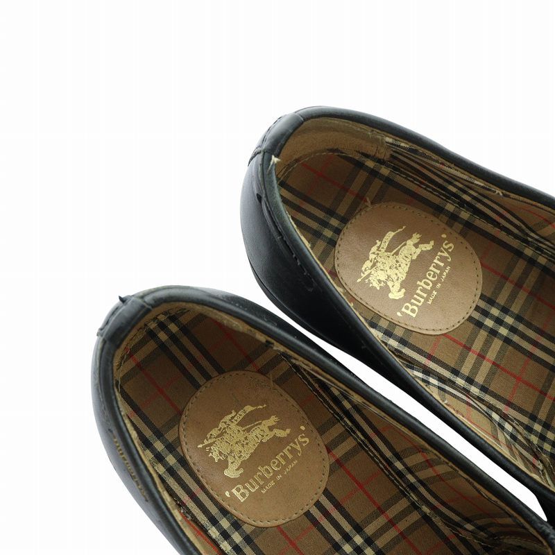 バーバリーズ Burberrys ローファー 革靴 モカシン レザー ノバ