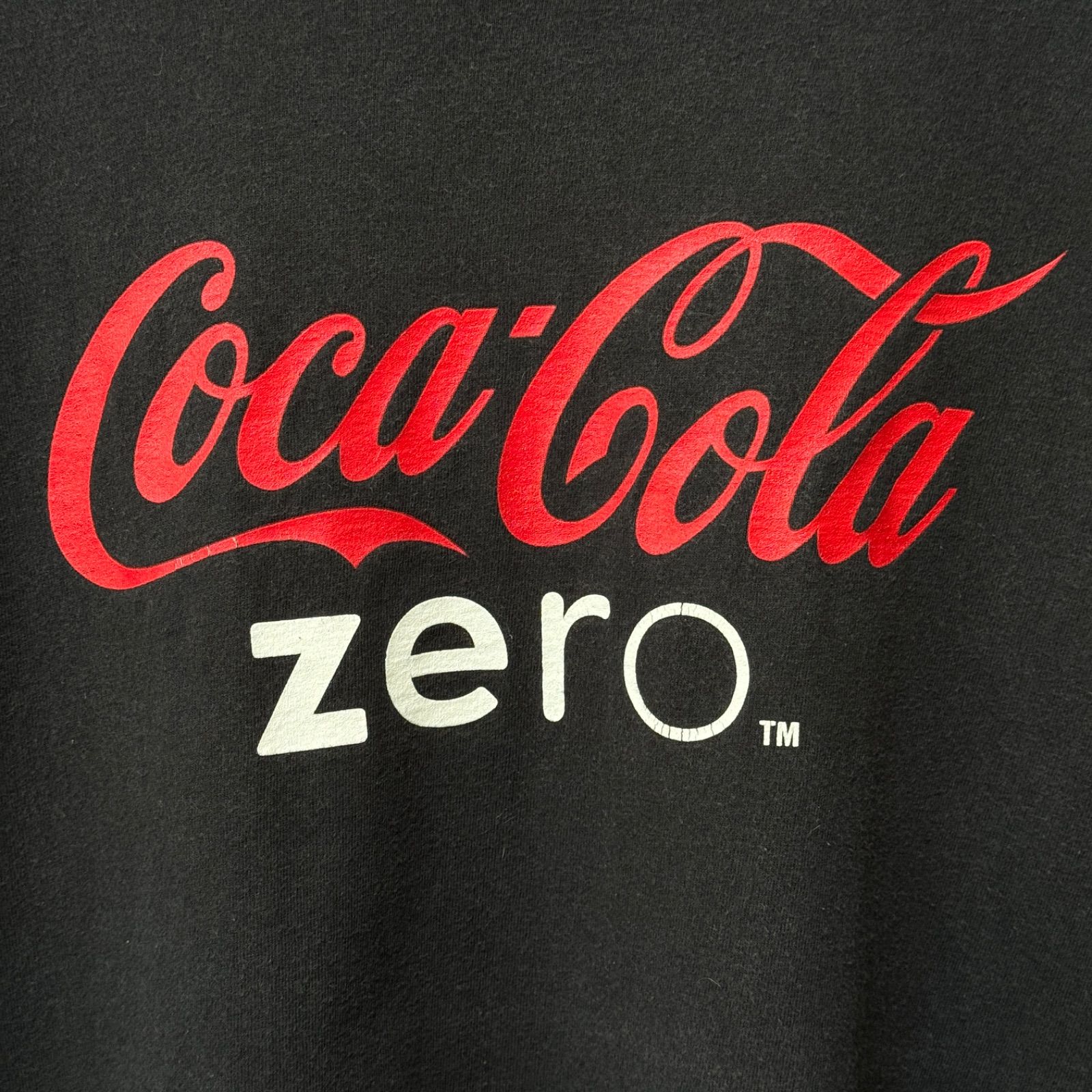 コカコーラ Tシャツ XXL ブラック コカコーラゼロ ヘインズ Hanes 企業