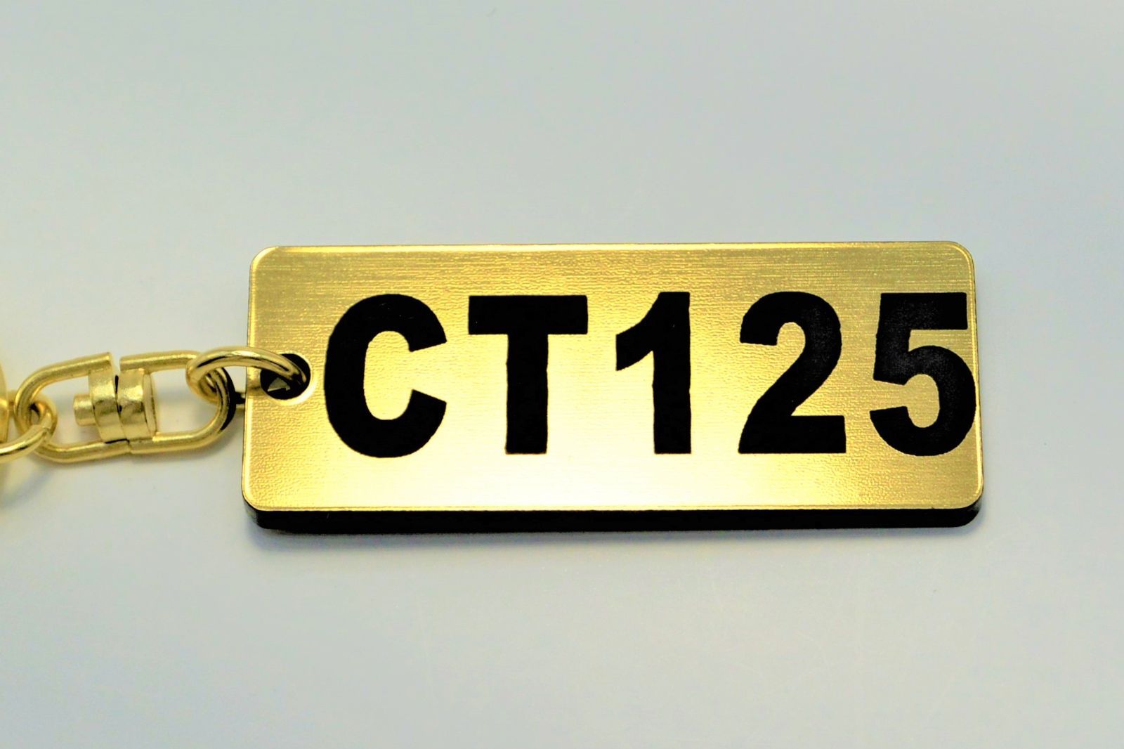 A-677-1 CT125 2層アクリル製 金黒 2重リング キーホルダー カスタム パーツ - メルカリ