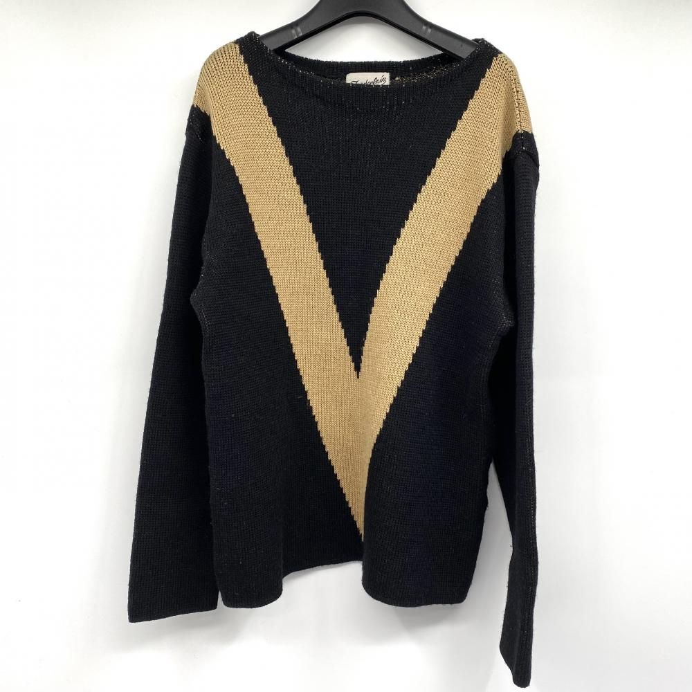 tenderloin テンダーロイン コマンドニット　ニットセーター 中古】TENDERLOIN T-BOAT NECK SWEATERVニットセーター ブラック