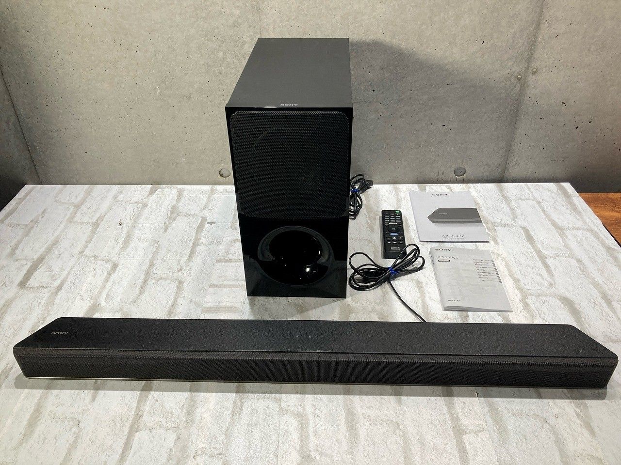 美品】ソニー HT-X9000F サウンドバー・ウーハー セット