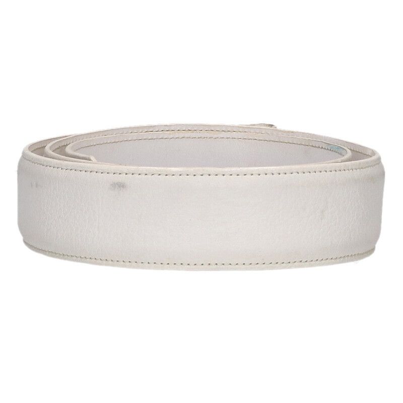  クロムハーツ 1.5 STRAP inchスクロールレーベルリベッツ レザーベルト メンズ 34 ベルト 小物