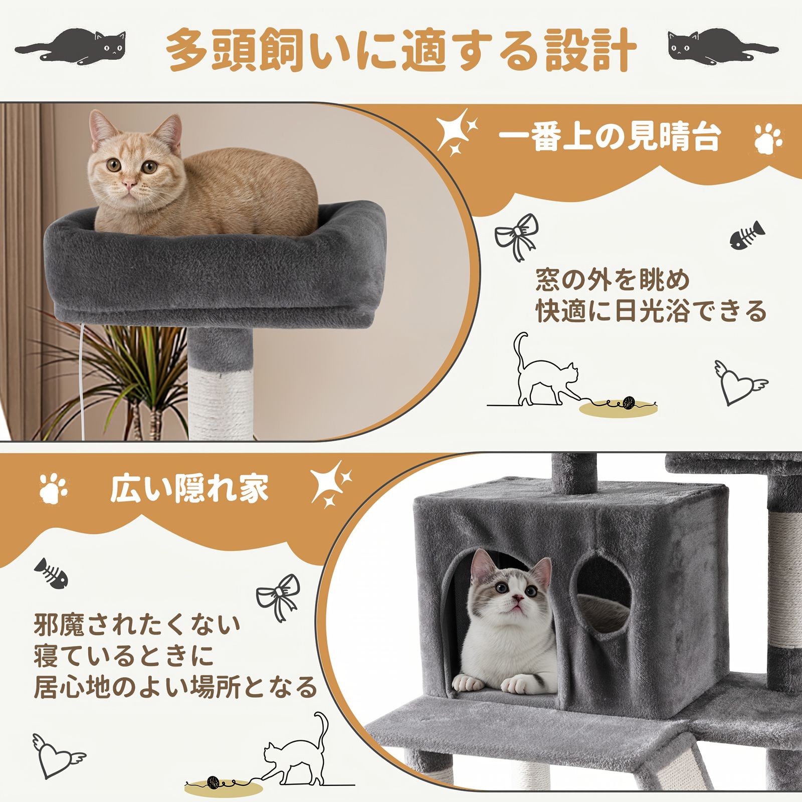 大型猫 中型猫用