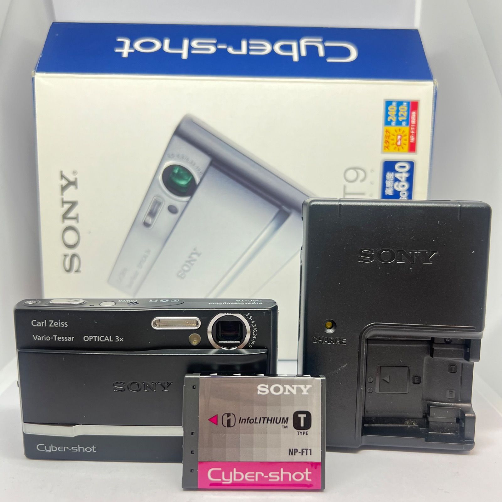 動作確認済】SONY Cyber−Shot DSC-T9 ソニー デジカメ ソニー