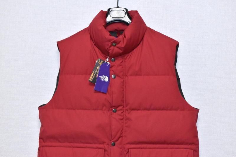 新品 ノースフェイス パープル レーベル シエラ ダウン ベスト サイズ M
