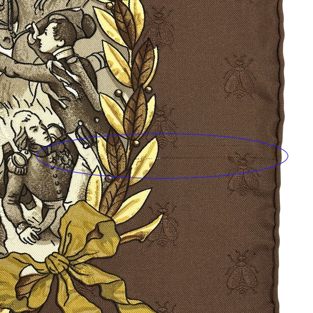 エルメス HERMES スカーフ カレ90 NAPOLEON ナポレオン レディース