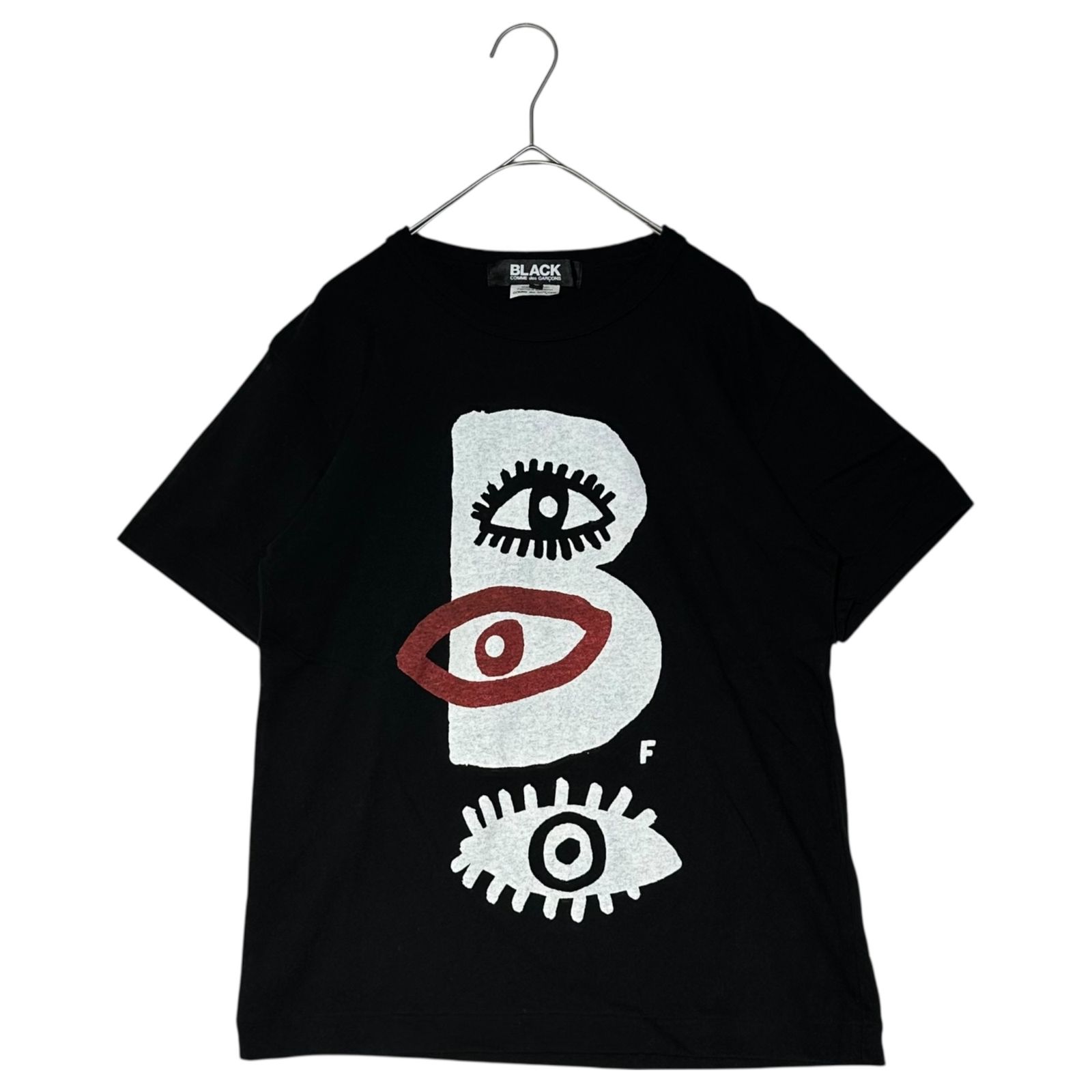 BLACK COMME des GARÇONS tシャツ　半袖　プリント Black Comme Des Garçons x Nike プリント Tシャツ | ブラック
