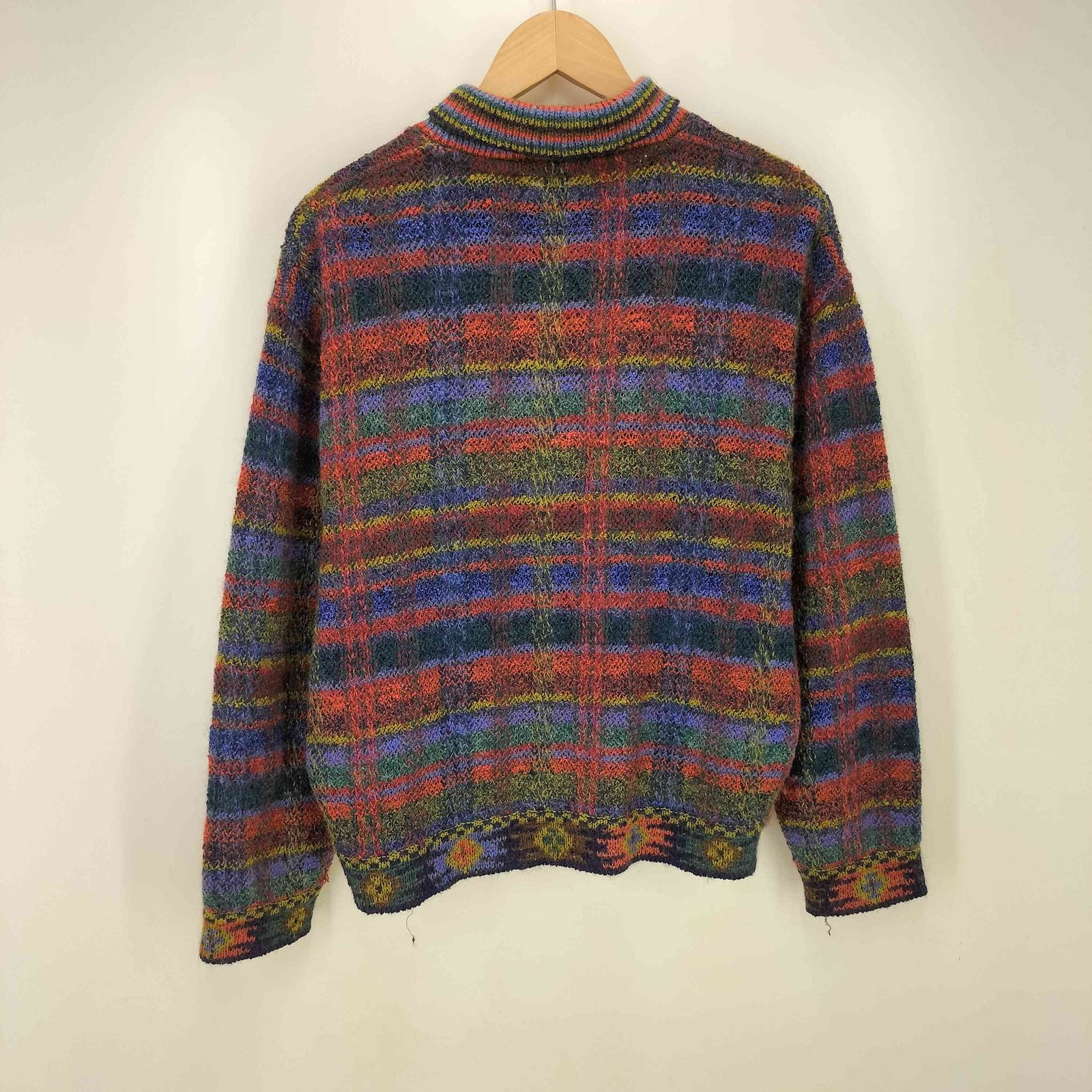 ミッソーニ MISSONI イタリア製 マルチ チェック ショール