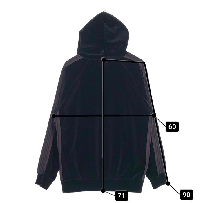Needles ニードルズ Track Hoody トラックフーディ ベロア プル