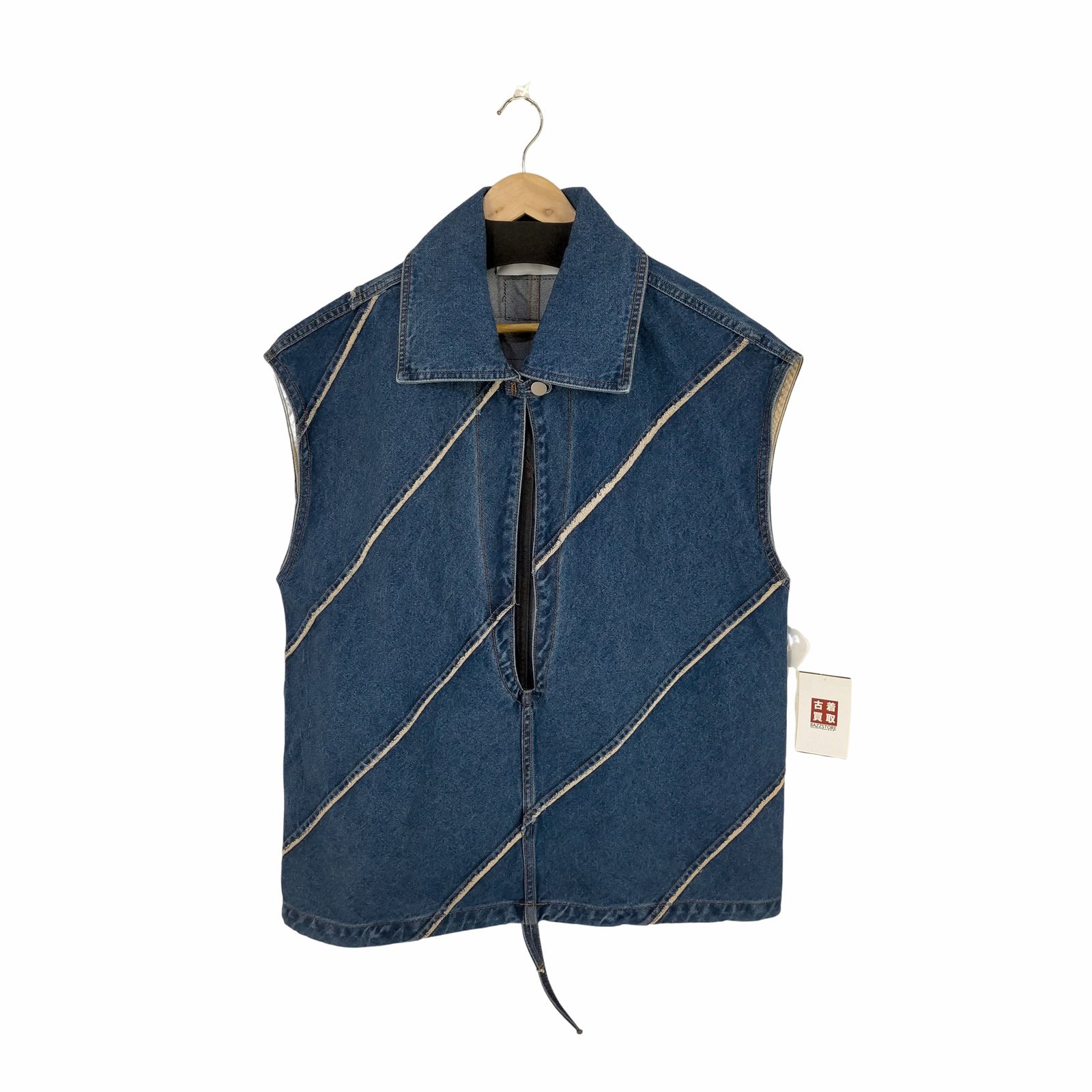 パーバーズ Eco Bio Washed Denim Jumper Vest パーバーズ Eco Bio Washed Denim Jumper Vest