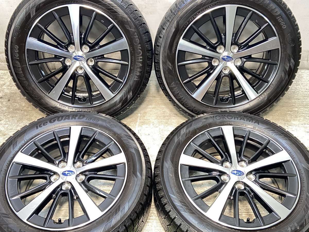205/55R16 nヨコハマ アイスガード iG60 nスバル純正 n16x6.5 55 205/55R16 nヨコハマ アイスガード iG60 nスバル純正 n16x6.5 55