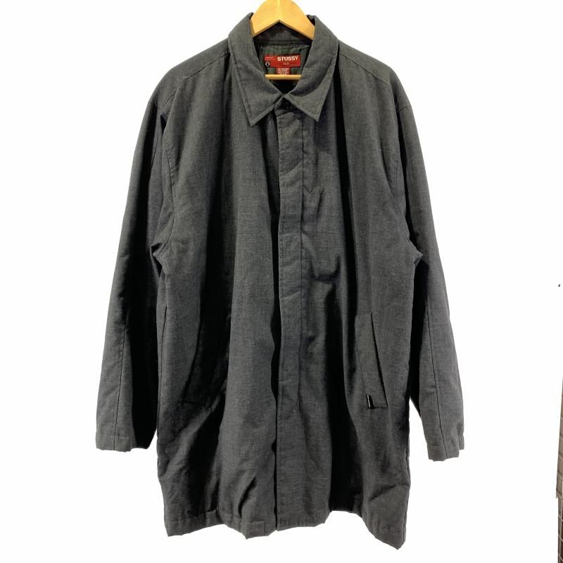 90s STUSSY ステン コート サイズXL グレー ステューシー 19