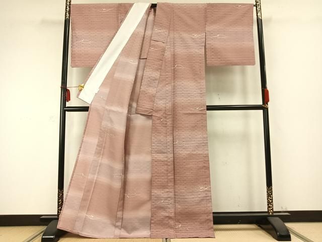 平和屋着物▽小紋 単衣 花織 露芝文 洗える着物 AABC0292fy - メルカリ