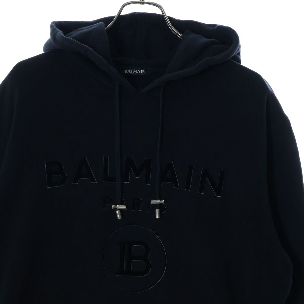 BALMAIN (バルマン) フロッキーロゴプリント サイドジップ プル