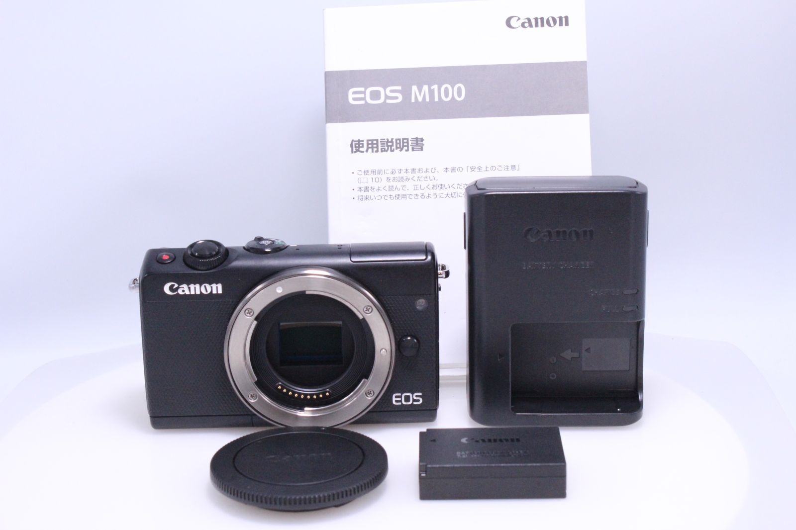 Canon EOS M100 ボディ ブラック EOSM100BK-BODY ミラーレス一眼カメラ