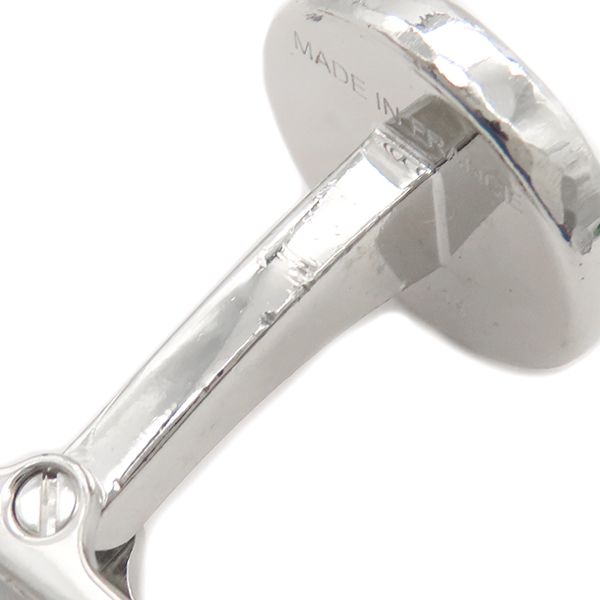 エルメス セリエ カフス カフリンクス シルバー メタル メンズ HERMES