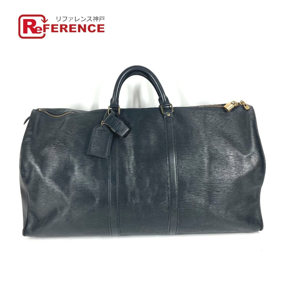 LOUIS VUITTON ルイヴィトン ボストンバッグ キーポル60 M42942 エピレザー ノワール ブラック