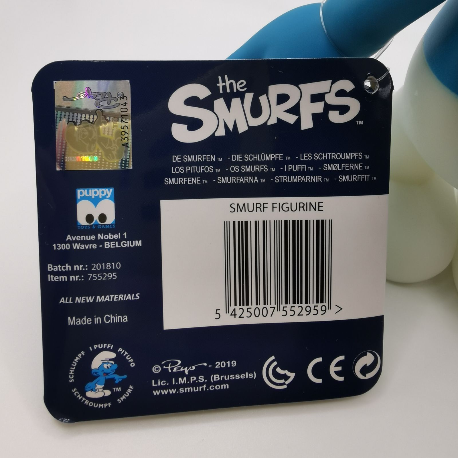 SMURFS スマーフ フィギュア ソフビ アメコミ キャラクターグッズ 中古