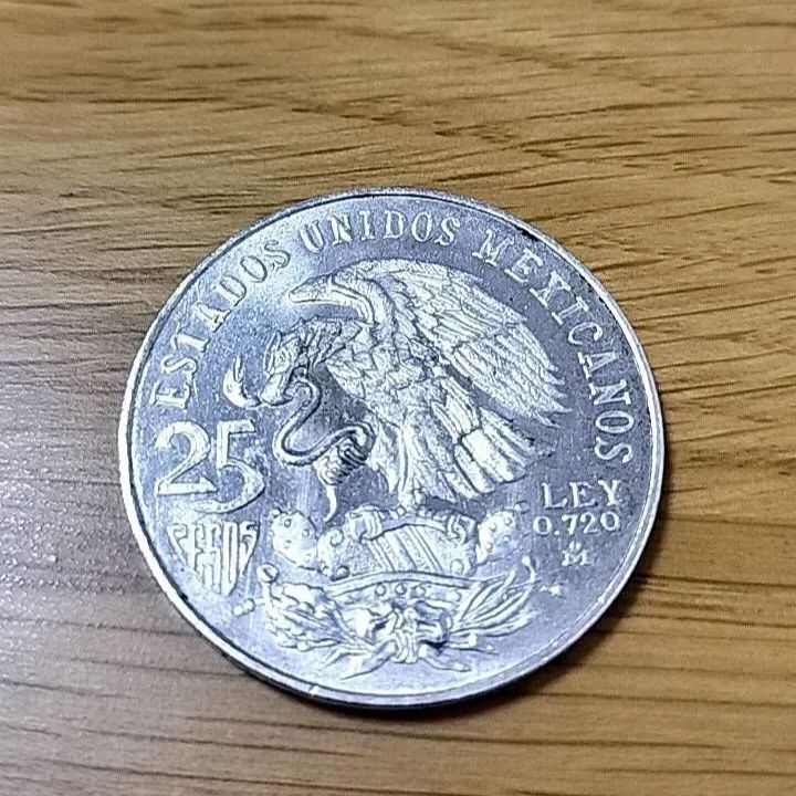 1968 メキシコオリンピック開催記念 25ペソ銀貨 ４枚 - コレクション