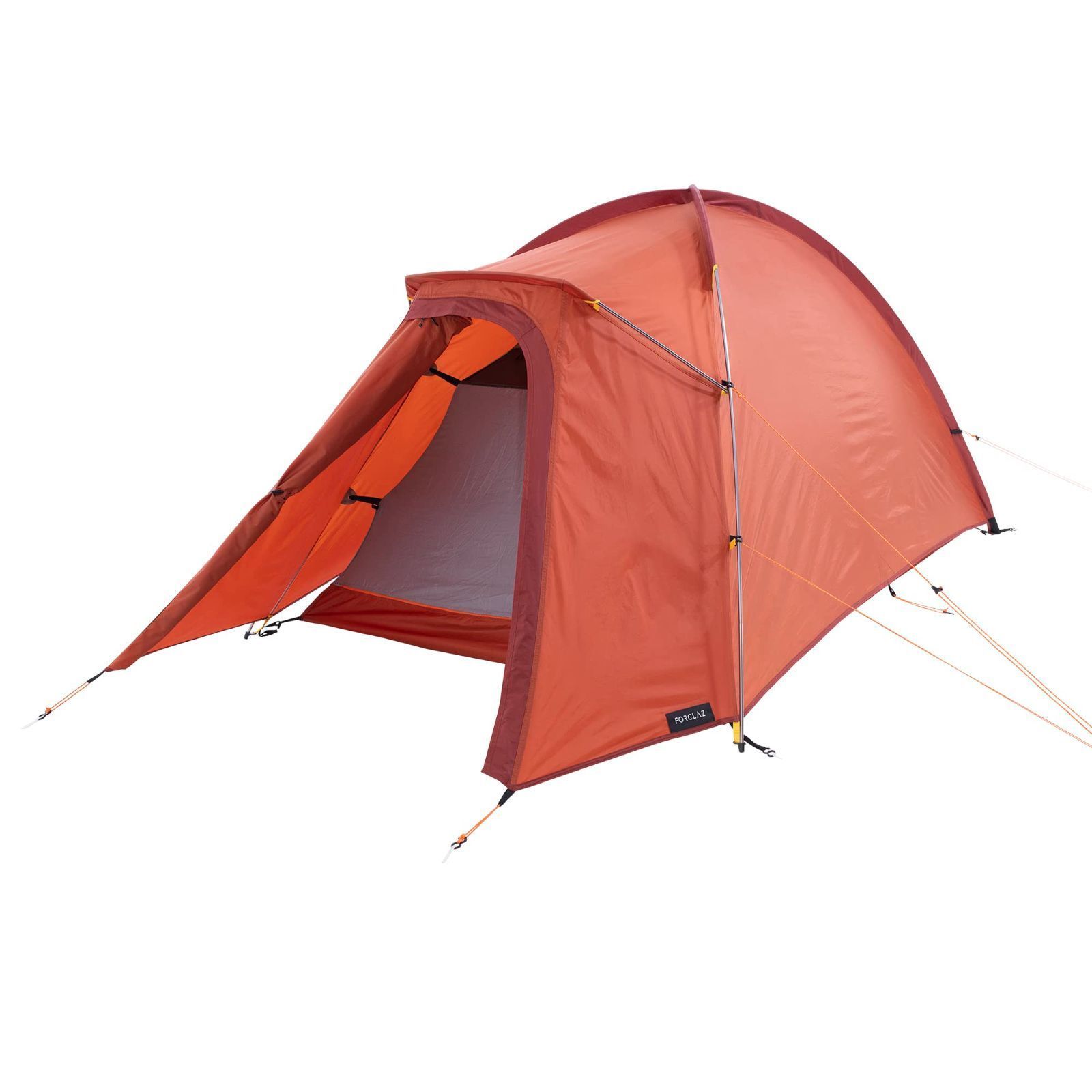 フォルクラ (FORCLAZ) デカトロン トレッキング ハイキング 登山 テント 3シーズン用 2人用 TREK 100 ダークセピア【ワンタッチ 簡単設営 ソロ ファミリー アウトドア 耐水圧性能 2重構造 耐風性 
