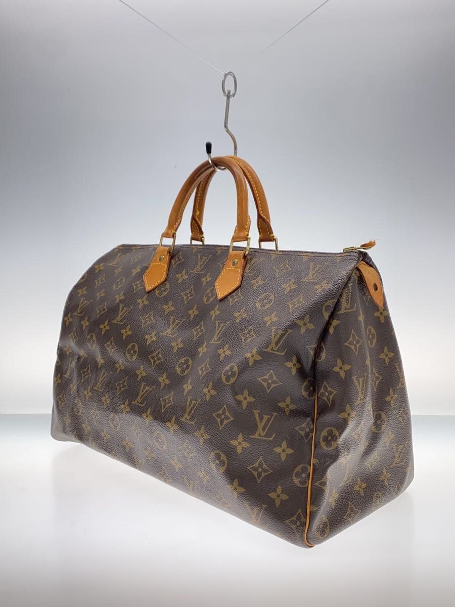 LOUIS VUITTON 1)スピーディ40_モノグラム・キャンバス_BRW PVC ブラウン - メルカリ