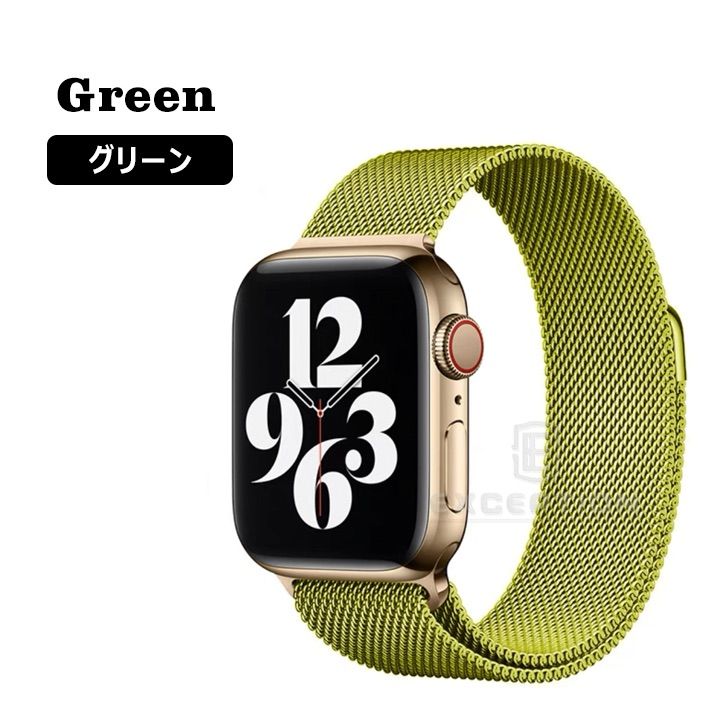 Apple Watch スポーツループ バンド カーキ 42 44 45 - ラバーベルト