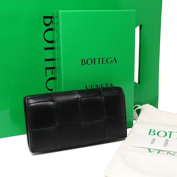 ボッテガべネタ　レザー 二つ折り財布 BOTTEGA VENETA ボッテガヴェネタ 二つ折り財布 カセット