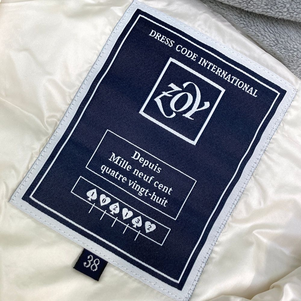 サイズ：38 ZOY ゾーイ 2WAY ダウンベスト ホワイト系