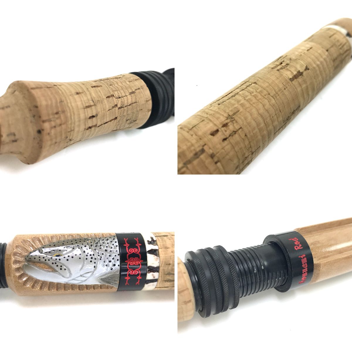 Honnami Rod ホンナミロッド 604 HD-P- モデル ブランド SPIRIT タイプ 4ピーススタッグリングイトウ彫り