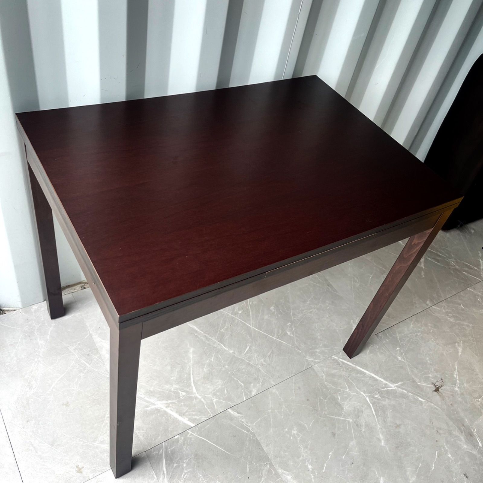 取付無料！カリガリス イタリア 天然木伸長式ダイニングテーブル