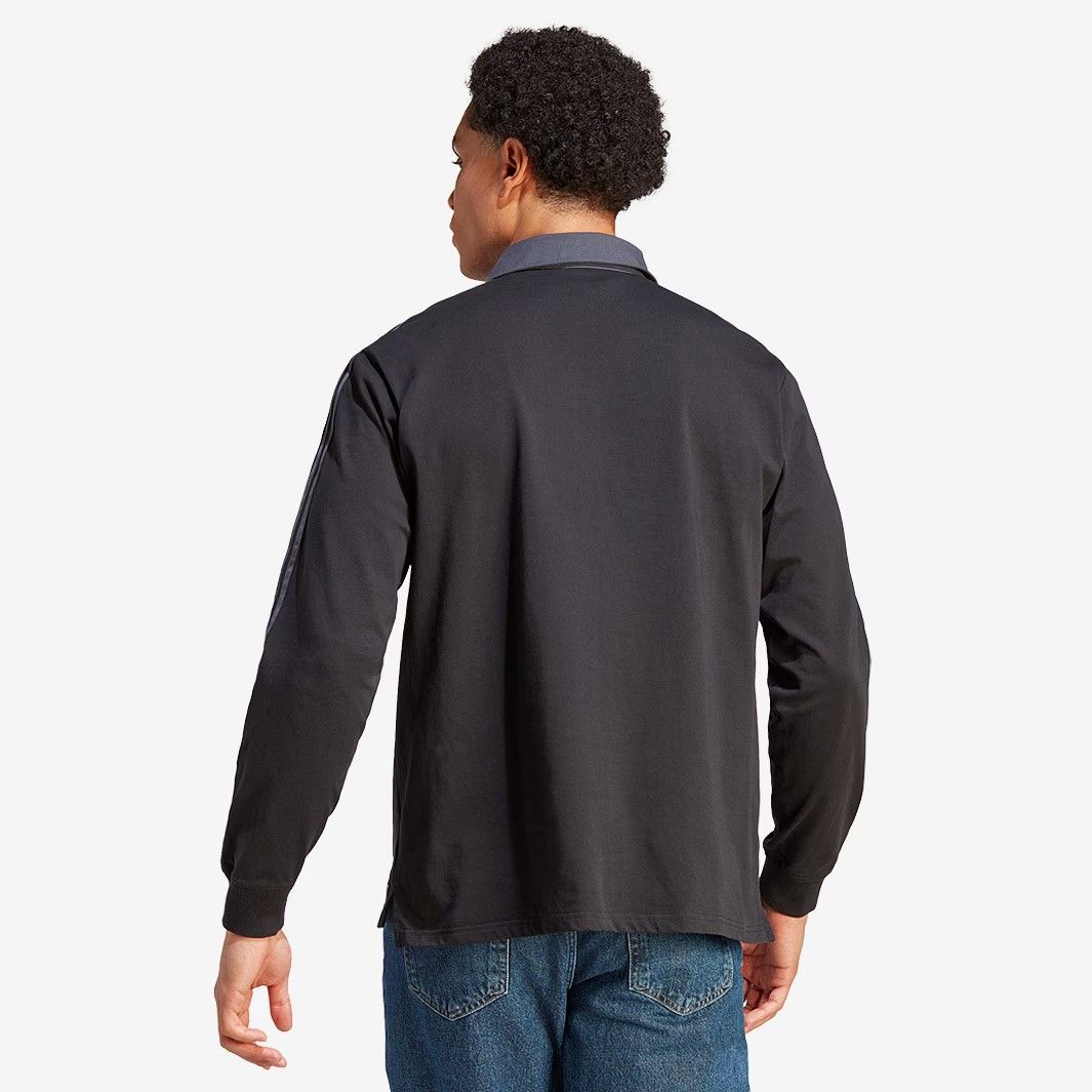 送料無料 匿名配送 アディダス ラグビー ニュージーランド代表 オールブラックス 2025|24 ヘリテージ ポロシャツ 黒 ブラック 公式モデル 日本未発売