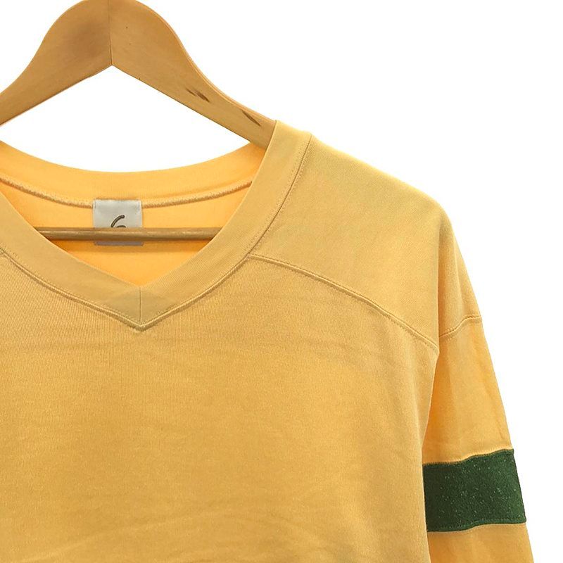 6(ROKU) / ロク | FOOT BALL LONG SLEEVE T-SHIRT 袖ライン