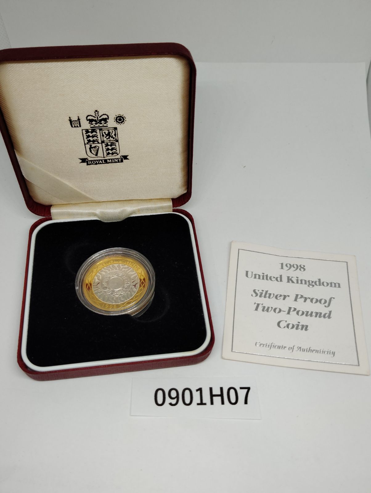 イギリス1ポンドプルーフ銀貨1998年1999年セット エリザベス2世 maxresdefault.jpg
