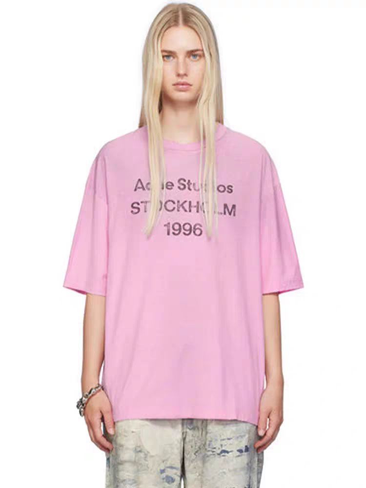 Acne Studios 2025年新作 ヴィンテージ加工「1996」ロゴ入りユニ