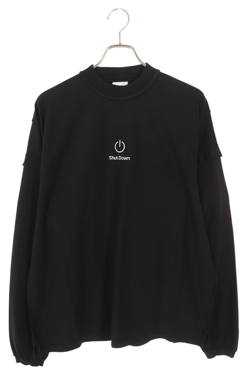 新品 定価20万 ヴェトモン VTMNTS レイヤード長袖シャツ ヴェトモン VETEMENTS 18SS CUT UP 再構築 ロンT MSS18TR47 長袖