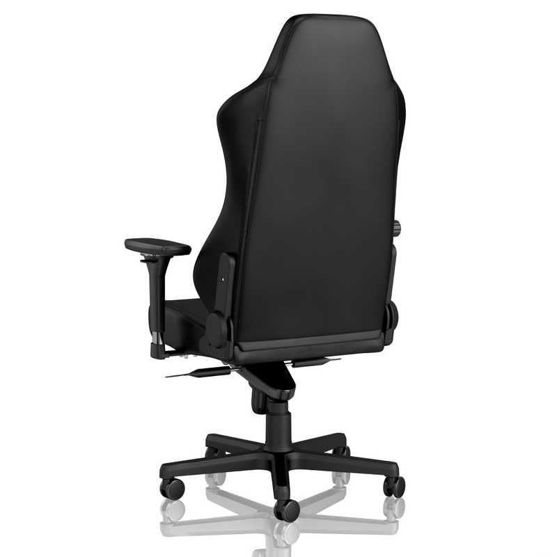 送料無料 ♥ 未開梱 NOBLECHAIRS ゲーミングチェア ＨＥＲＯ ヘッドレスト ランバーサポート付 NBL-HRO-PU-BLA-SGL