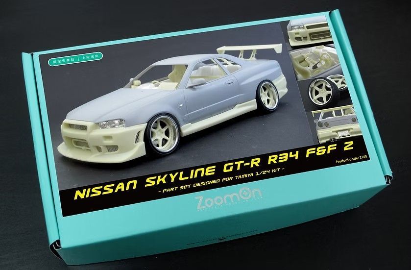 ZoomOn Z140 1 24 ニッサン スカイライン GT-R R34 F-F 2