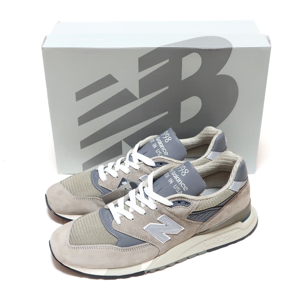 レディースサイズ☆NEW BALANCE U998GR GRAY GREY SUEDE MADE IN USA 