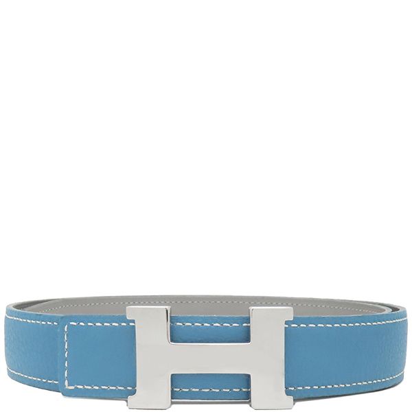 エルメス HERMES ベルト コンスタンスH ＃65 トゴ レザー ブルージーン