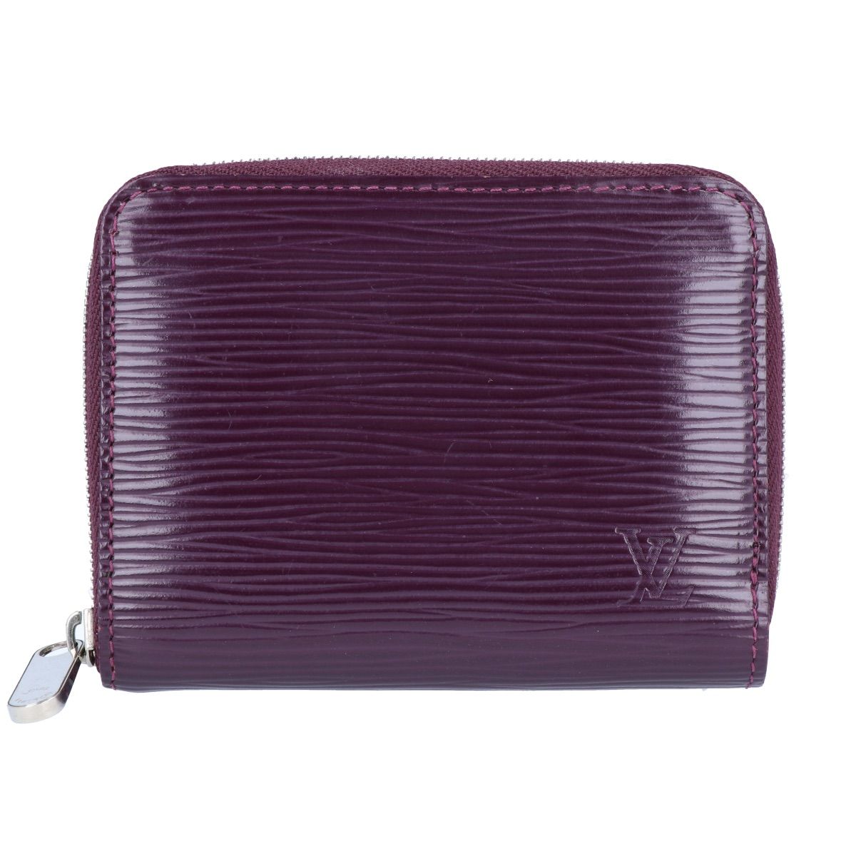 Louis Vuitton ルイ ヴィトン エピ ジッピー コインパース M6015K エピレザー カシス パープル系 シルバー金具 コインケース コンパクトウォレット 財布 レディース メンズ ユニセックス -A 9356