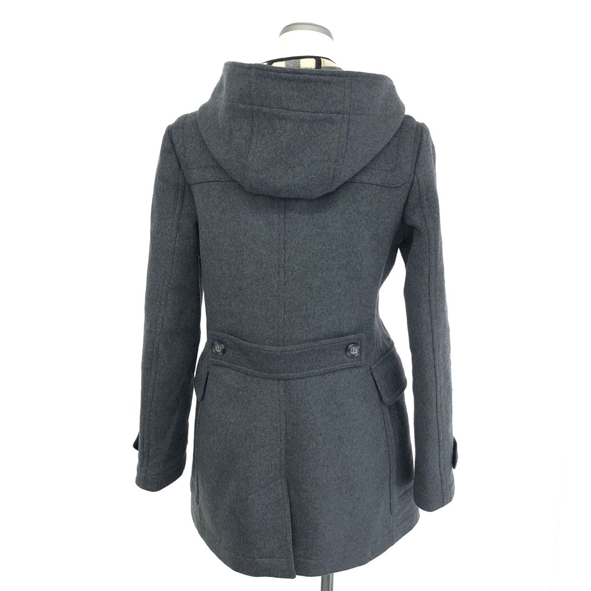 BURBERRY BRIT グレー ダッフルコート ウール 中古・古着通販】BURBERRY BRIT (バーバリーブリット) ダッフルコート