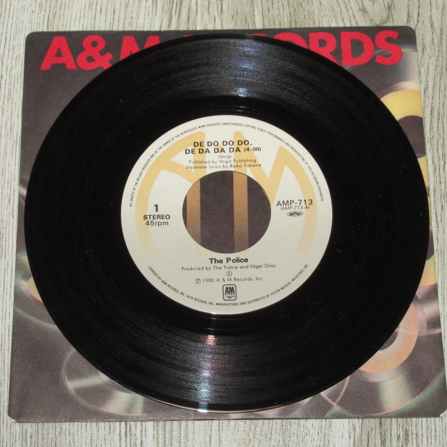 the police 五月蝿い レコードストアデイ 7インチレコード2枚組 新品 