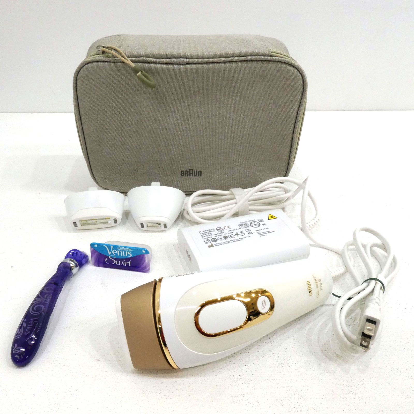 小牧店 BRAUN ブラウン シルクエキスパート Pro5 家庭用 光美容器 脱毛器 I422-2631