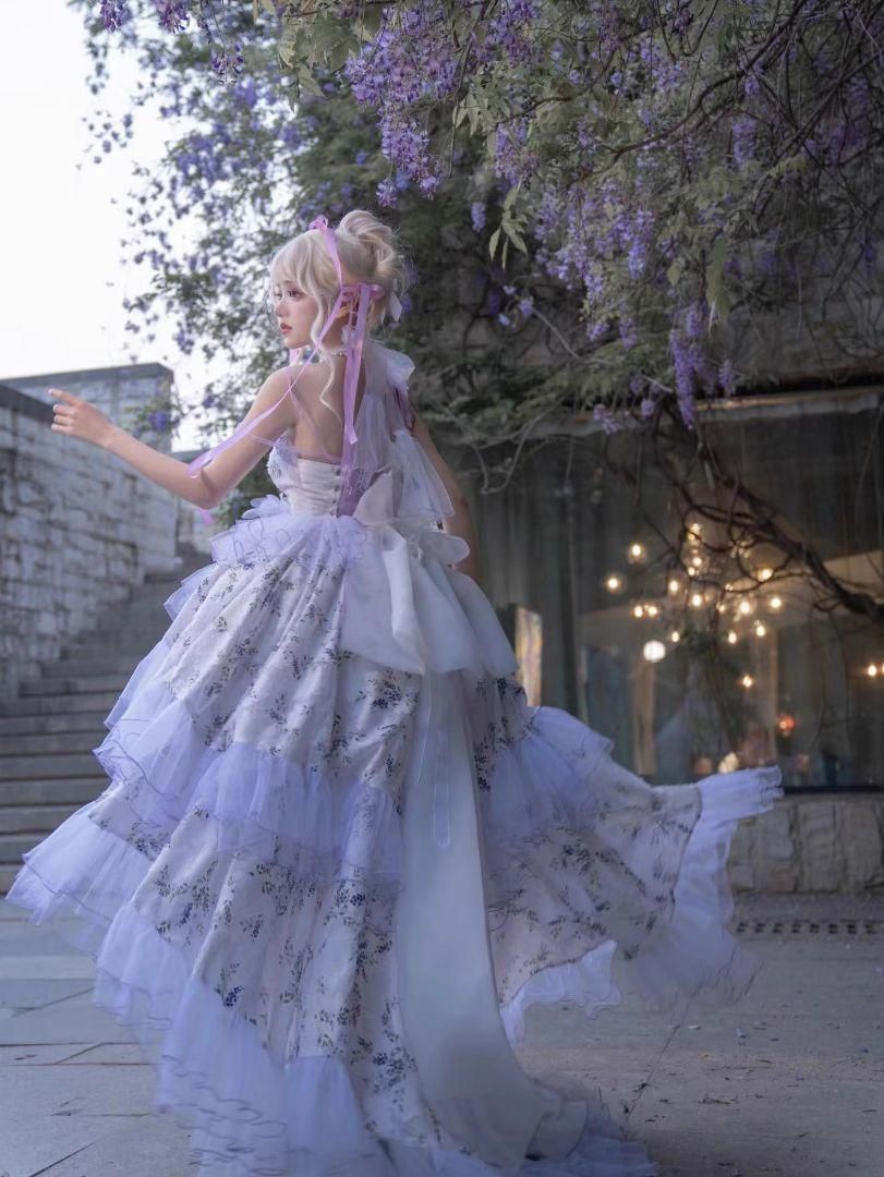 LT-29 豪華姫系 lolita 可愛 レトロ風 オリジナル 洋服 ロリータ ワンピース 美しい刺繍 WWW_TRAVELLANDINDIA_COM