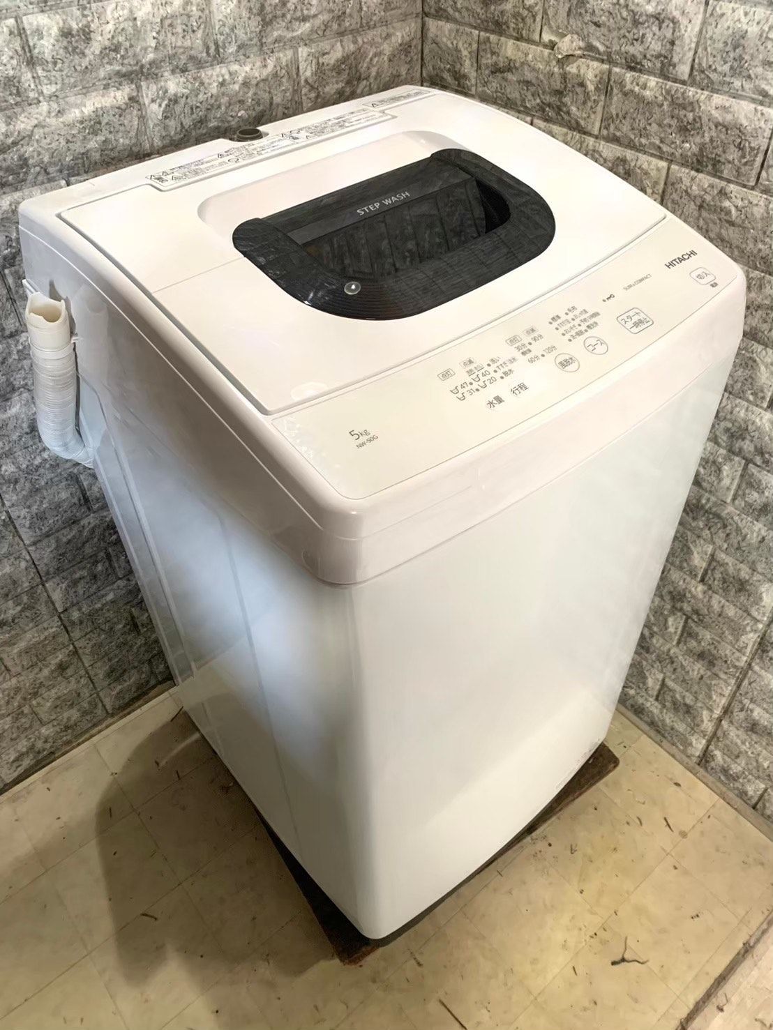 大阪送料無料★3か月保障付き★洗濯機★2021年★NW-50G★IS-456 大阪送料無料☆3か月保障付き☆洗濯機☆2021年☆日立☆NW-50G☆S-559