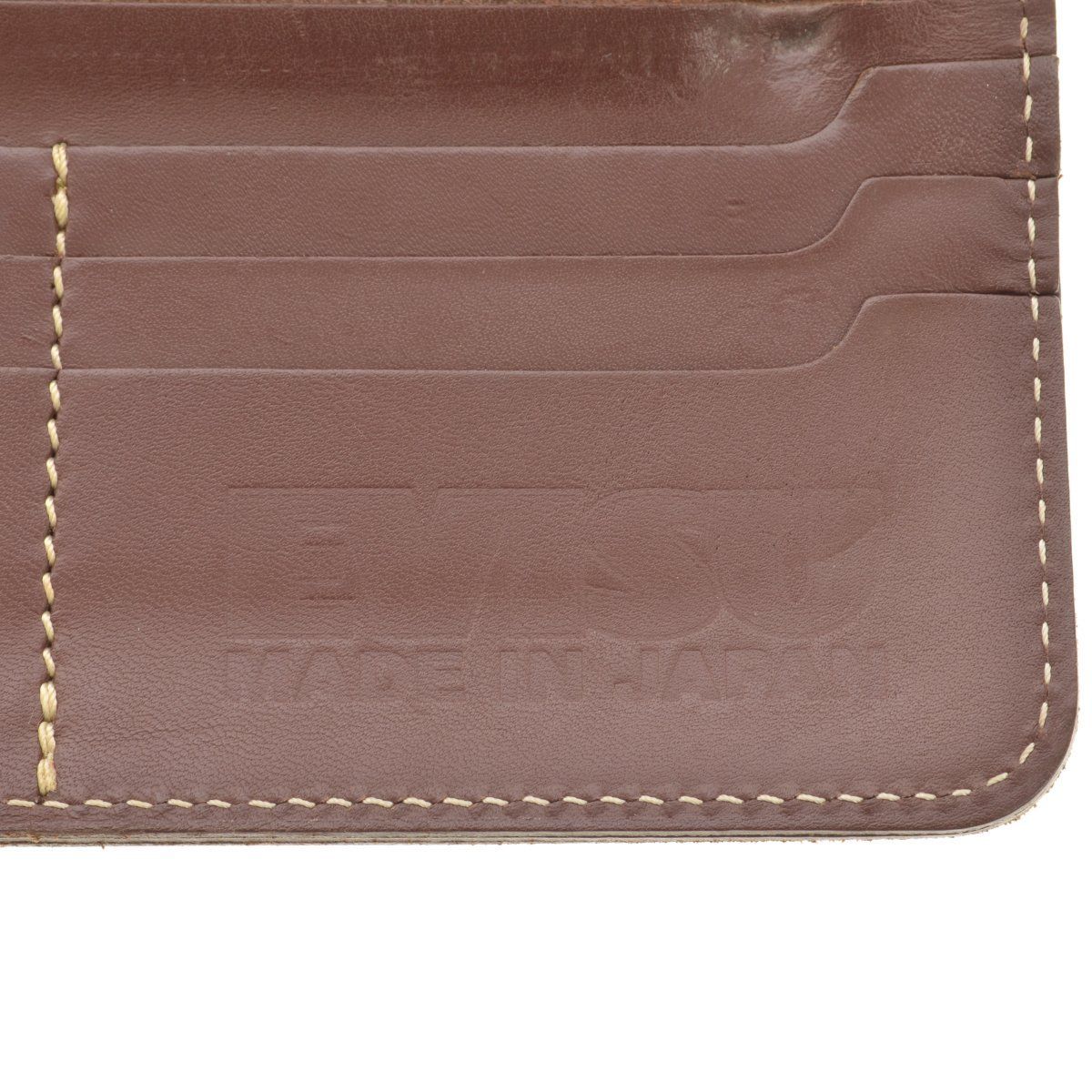 EVISU】ロングレザーウォレット 2つ折り長財布 - メルカリ