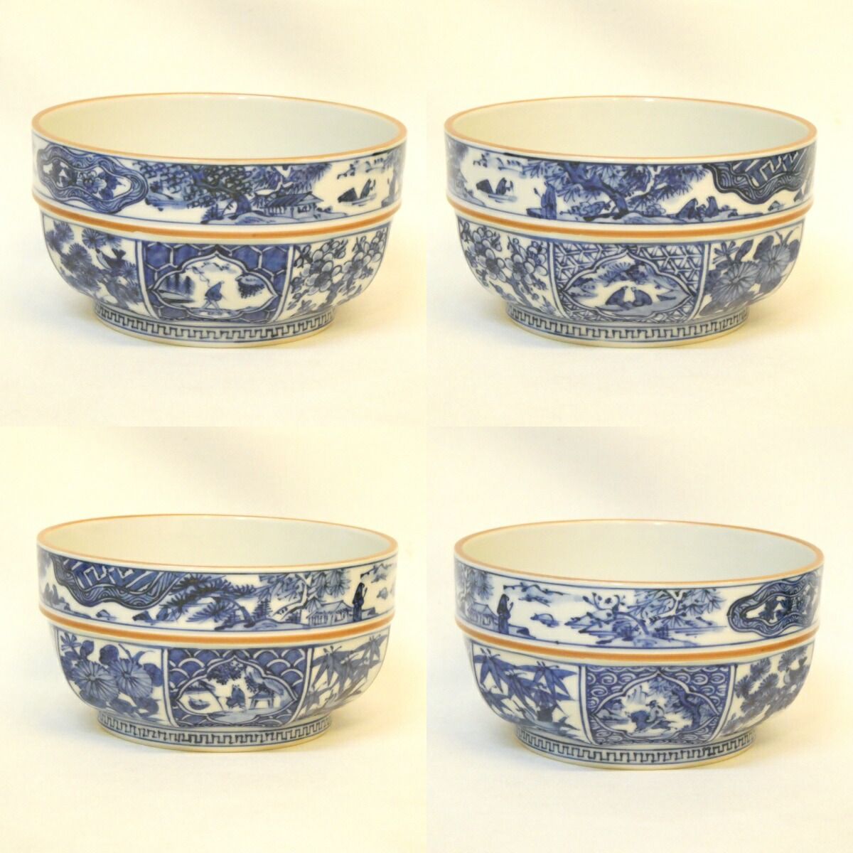 Ｓ６７９　皆具　『仁清写　皆具』『平安陽山作』　茶道具 八月の特売品】平安 勝見永泉作 祥瑞 皆具 染付 一揃 茶道具
