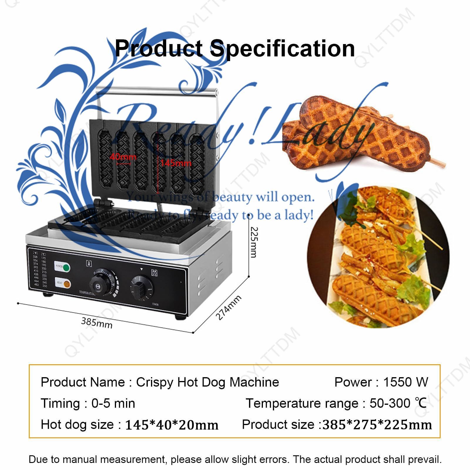 業務用 スイーツ エッグ バブル ワッフルメーカー 110V ワッフルパン