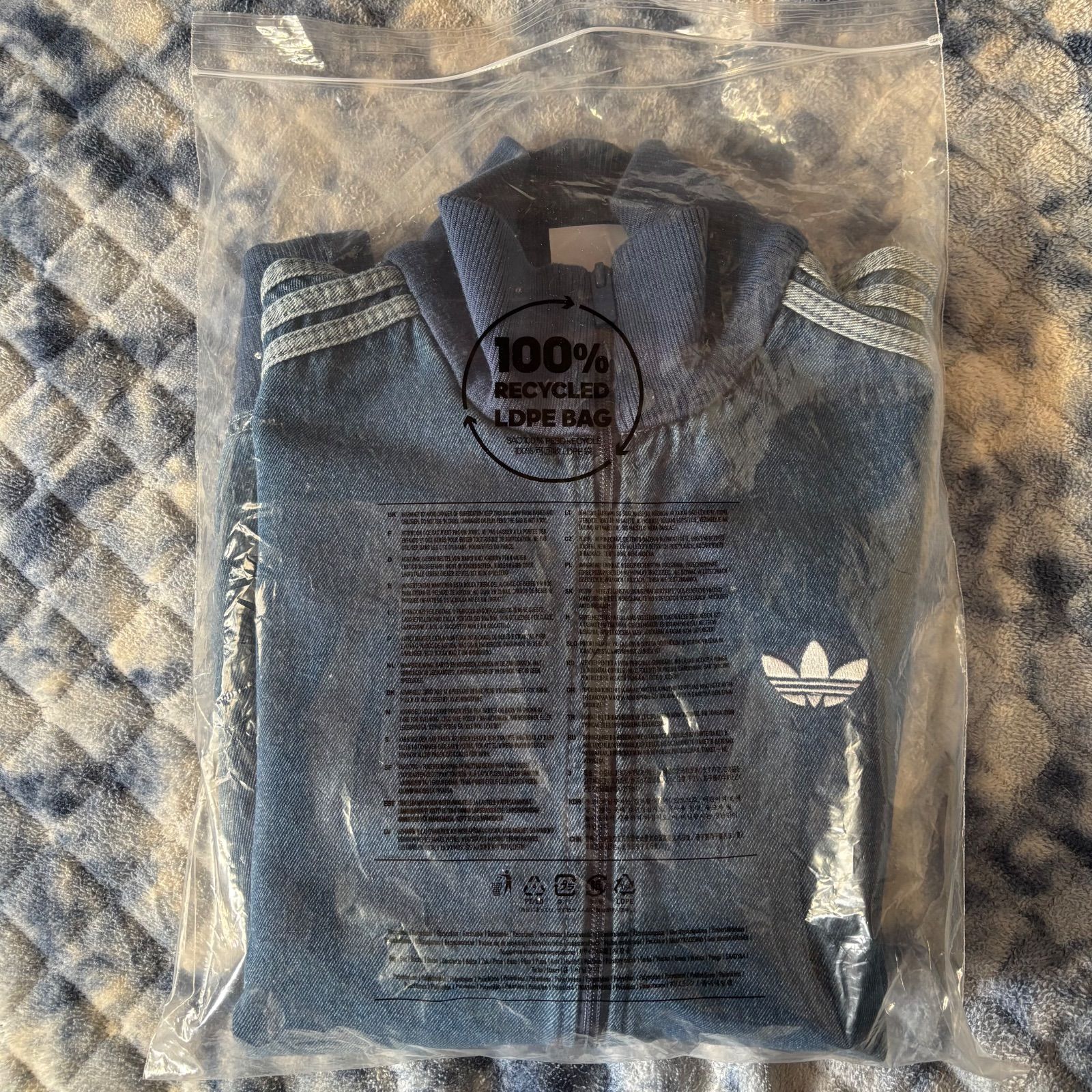 新品2XL⭐️adidas アディカラー デニム ファイヤーバード